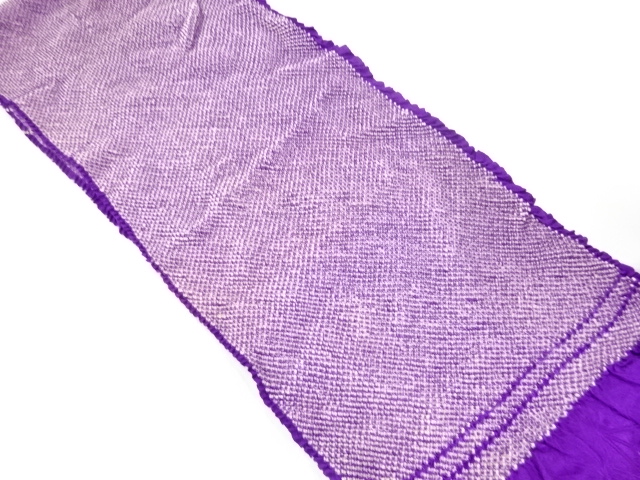 正絹　振袖用　絞り　帯揚げ